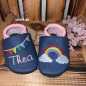 Preview: Name mit Wimpelkette und Regenbogen