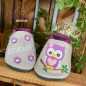 Preview: Name mit Blumen und Eule