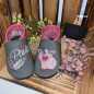 Preview: Name mit Federn und Schweinchen
