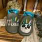 Preview: Name mit Federkrone und Panda