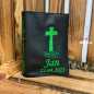 Preview: Gotteslobhülle gefülltes Kreuz mit Wellen