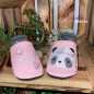 Preview: Name mit Schmetterlinge und Pandakopf