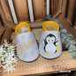 Preview: Name mit Schneeflocken und Pinguin