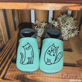 Name mit Fisch und Katze Jimmy